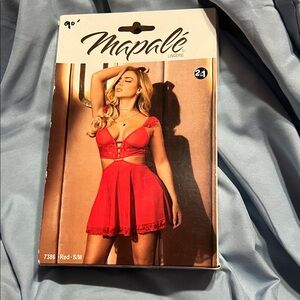 Mapalé Red Lingerie Set